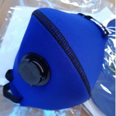 Máscara em Neoprene com Respirador 2,0 mm Azul
