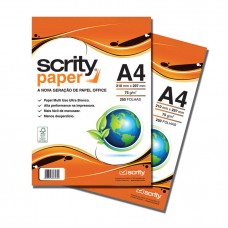 Papel Sulfite Offset FSC A4 210mmx297mm 75g 2Pcts - Scrity