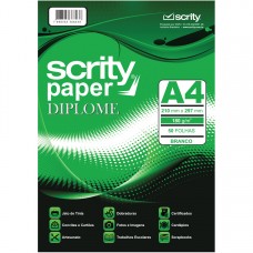 Papel Sulfite Offset A4 210mmx297mm 180g 1Pct - Scrity