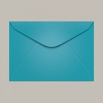 Envelope Colorido Carta Bahamas Azul Turquesa CCP430.14 114mmx162mm 80g Cx c/100 - Scrity