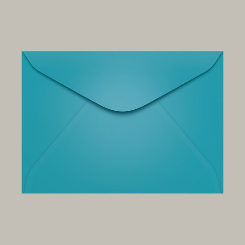 Envelope Colorido Carta Bahamas Azul Turquesa CCP430.14 